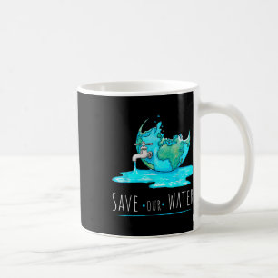 Mug Sauvez notre Jour des terres de l'eau Propre Conse