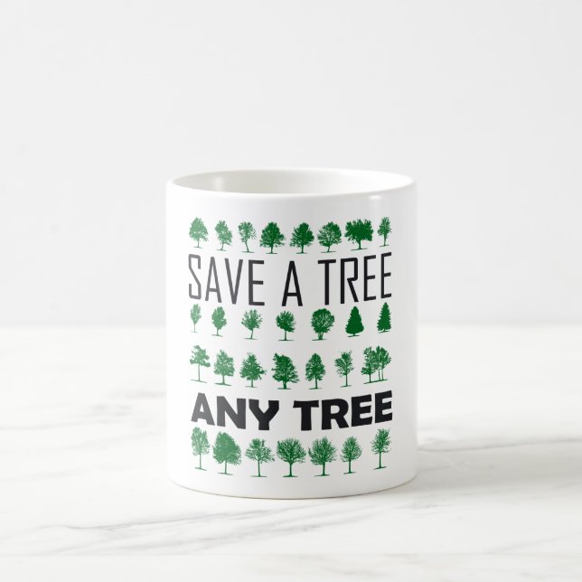 Mug Sauvez un arbre (Centre)