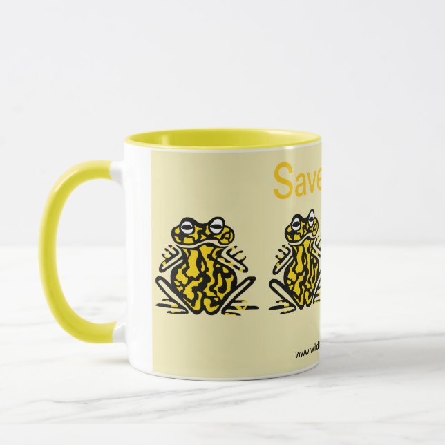 Mug Save FROGS - Faune - Nature - Écologie - (Gauche)