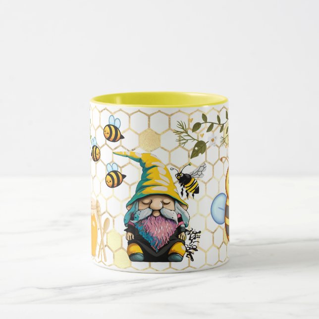 Mug Save the Bees Inspirational Bee Honey Lover Gift  (Centre)