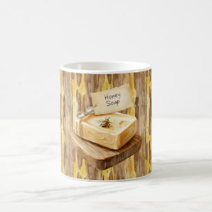 Mug Savon au miel d'abeille jaune doré