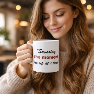 Mug Savoring the moment, one sip at a time.
