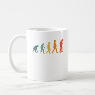Mug Saxophone Evolution Retro Saxophoniste