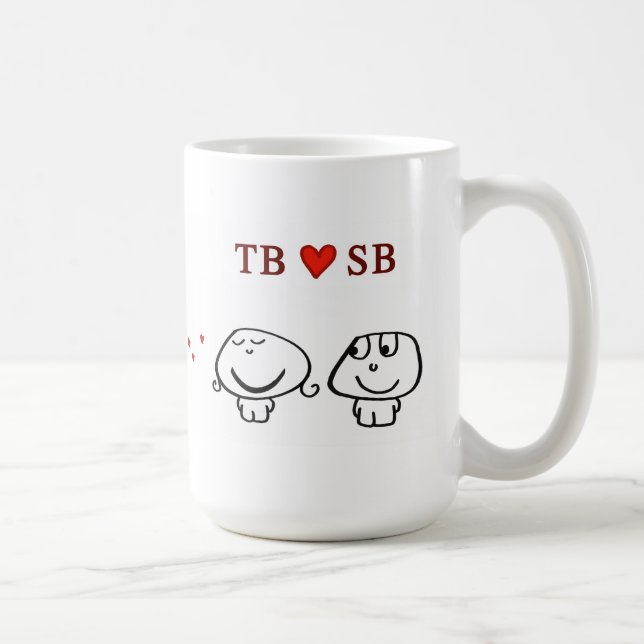 Mug "SB de coeur de TB " (Droite)