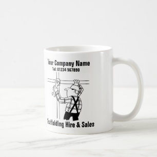 Mug Scaffolding Hire & Sales Cartoon
