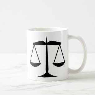 Mug Scales of Justice (Droit)