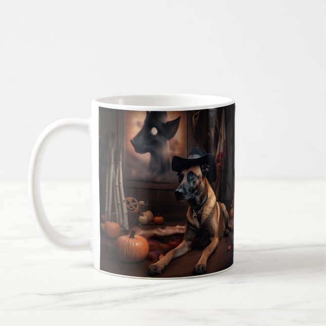 Mug Scandale d'Halloween Citrouille (Gauche)