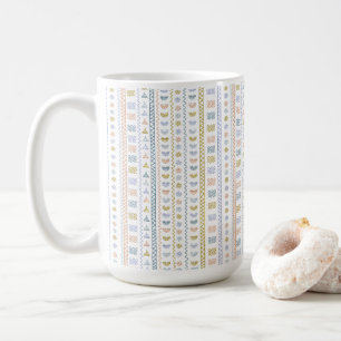 Mug Scandinavie Folk Motif décoratif