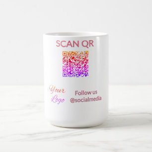 Mug Scanner pour afficher le menu restaurant hôtel QR 