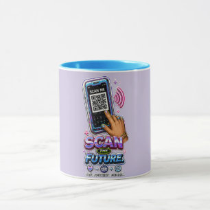 Mug Scannez le futur – Glitch de la cybertechnologie f