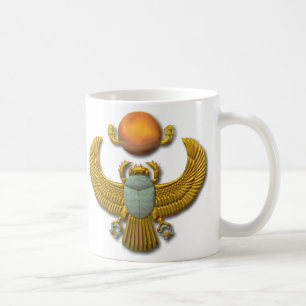 Mug Scarabée sacré égyptien antique - or
