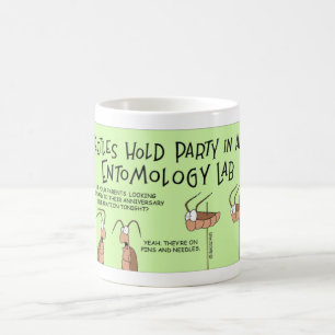 Mug scarabées dans le laboratoire d'entomologie