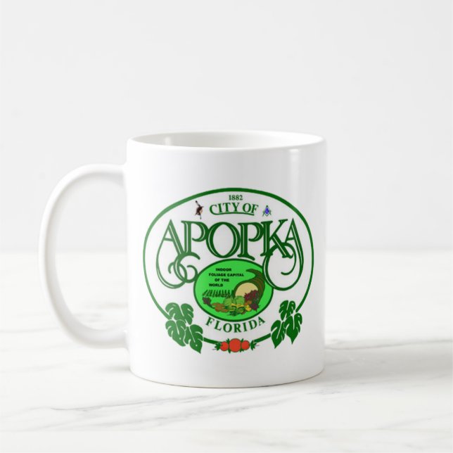 Mug Sceau d'Apopka, Floride (Gauche)