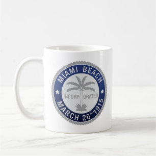 Mug Sceau de Miami Beach, Floride