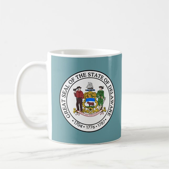 Mug Sceau d'État du Delaware (Gauche)