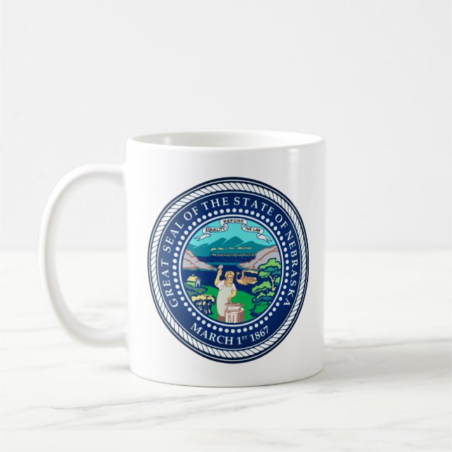 Mug Sceau d'État du Nebraska (Gauche)