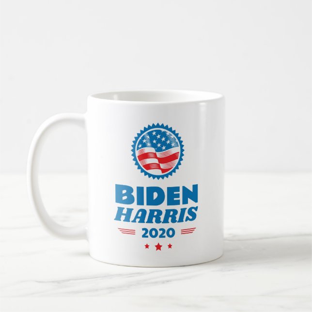 Mug Sceau du drapeau Biden Harris 2020 (Gauche)