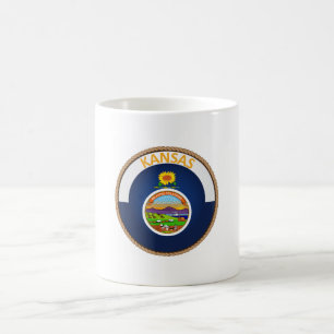 Mug Sceau du drapeau de l'État du Kansas