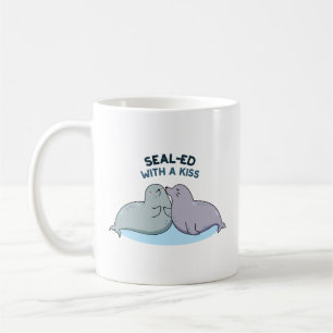 Mug Scellé Avec Baiser Drôle Sceau De Lion De Mer Pun