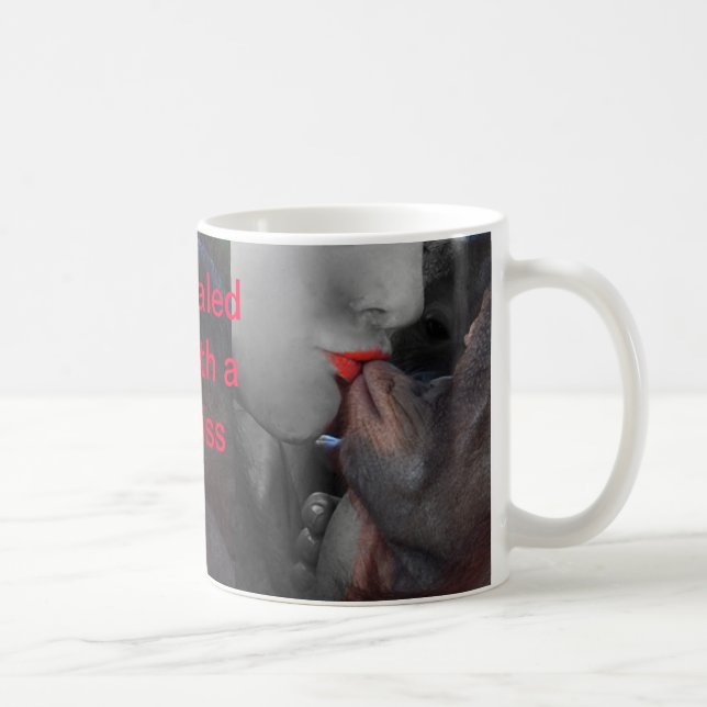 Mug Scellé avec un baiser (Droite)