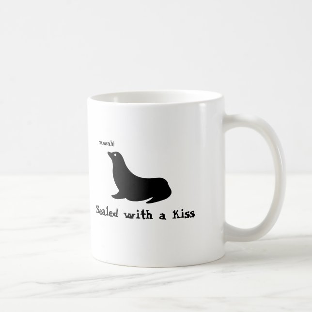 Mug Scellé avec un baiser (Droite)