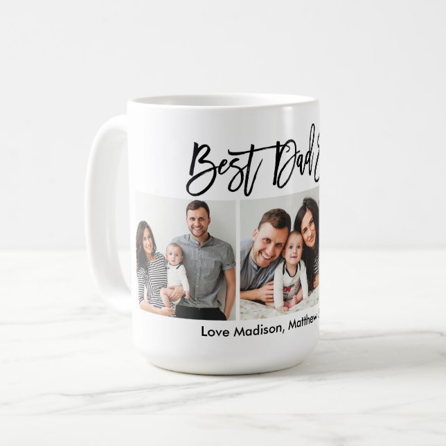 Mug Scénario moderne de pinceau Meilleur père Jamais 3 (Devant gauche)