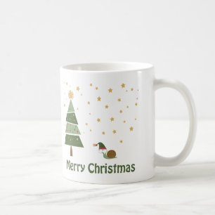 Mug Scène de Noël avec escargot lutin