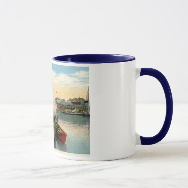 Mug Scène de port, Gloucester, cru de mA (Droite)