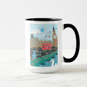 Mug Scène de ville du Royaume-Uni