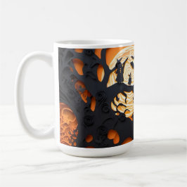 Mug Scène d'Halloween