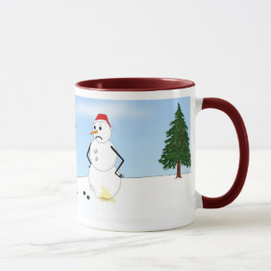 Mug Scène d'hiver de Pinscher miniature
