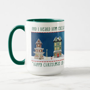 Mug Scène du village de Noël 