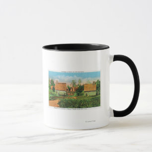 Mug Scène du village des pionniers en parc de rivièr