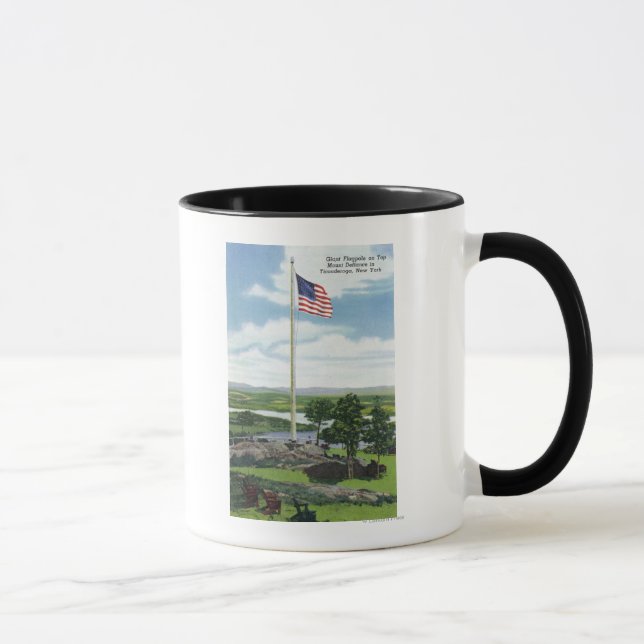 Mug Scène géante du volcan Defiance (Droite)