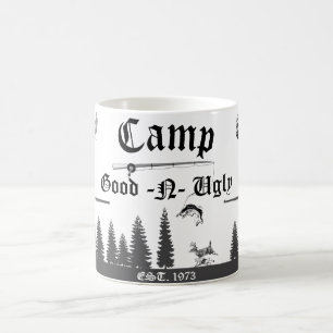 Mug Scènes de bois Nom du camp