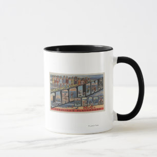 Mug Scènes de grandes lettres - Carolina Beach, NC