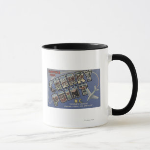 Mug Scènes de grandes lettres - Cerry Point, NC