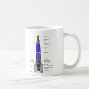 Mug Schéma de principe d'une conception de V-2 Rocket