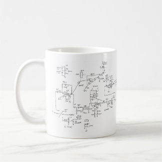 Mug schéma électrique de mon coeur