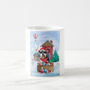 Mug Schnauzer Chien dans la neige Maison de Chien de N