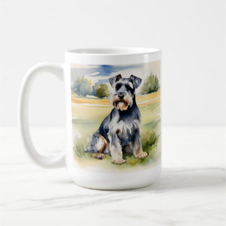 Mug Schnauzer miniature Aquarelle - Art Chien Imprimer
