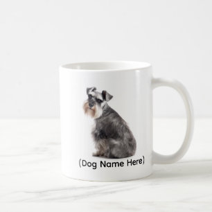 Mug Schnauzer personnalisé « C'est moi qui commande »