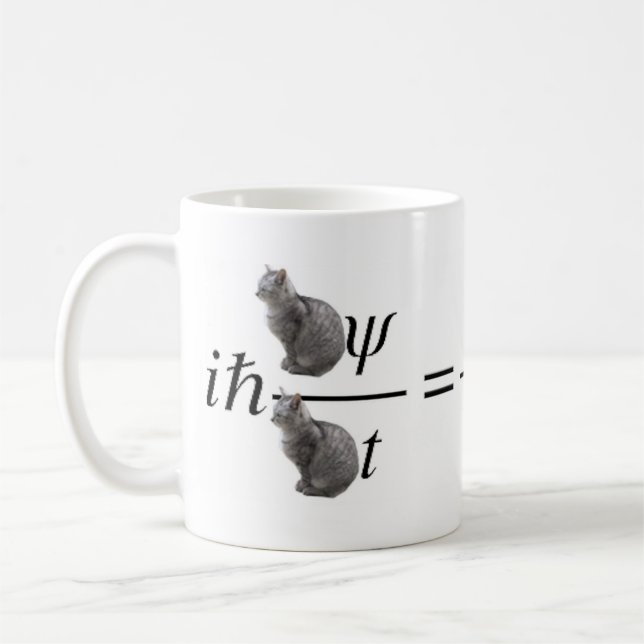 Mug Schrodinger's cat (Gauche)