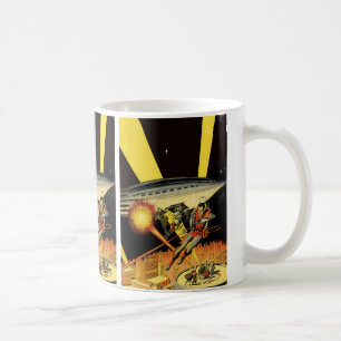 Mug Science-fiction vintage, Aliens Sci Fi de l'OVNI