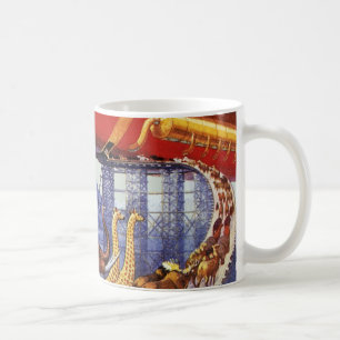 Mug Science-fiction vintage, animaux sauvages de Noah'