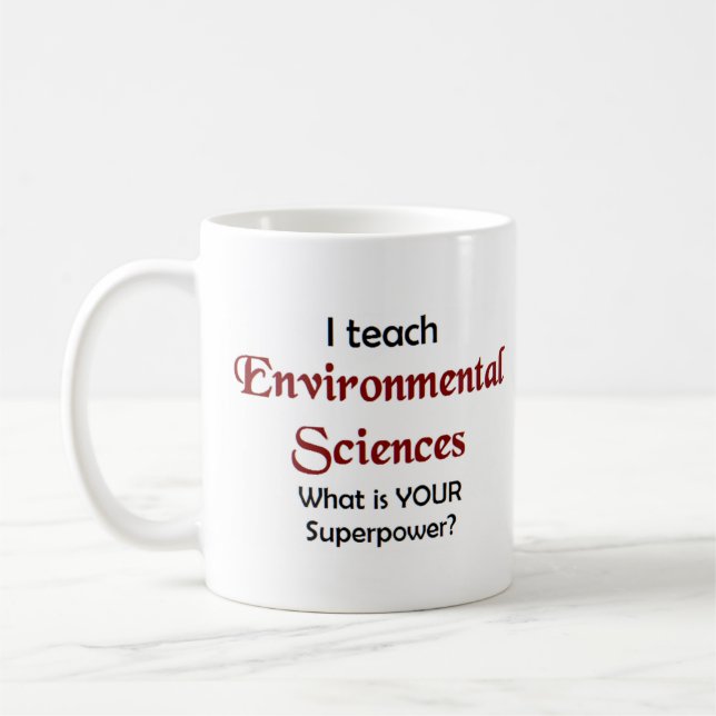 Mug sciences de l'environnement enseignent (Gauche)