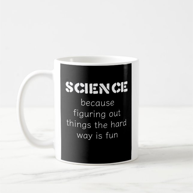 Mug scientifique amusant - "Le cadeau" pour les am (Gauche)