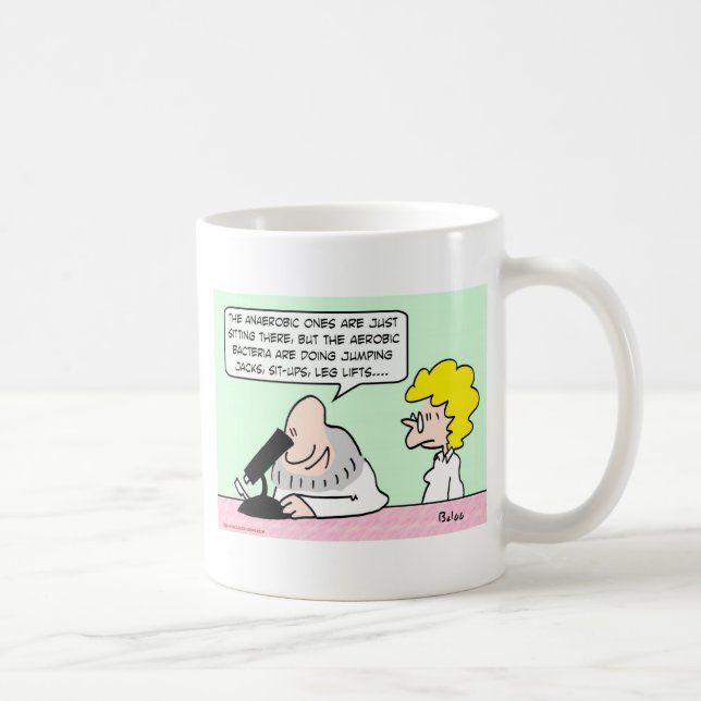 Mug scientifiques aérobies de bactéries anaérobies (Droite)