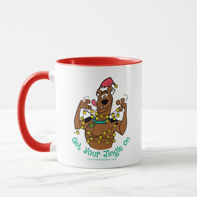 Mug Scooby-Doo "Accrochez-vous à votre Jingle" (Gauche)