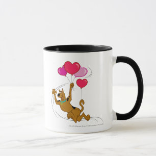 Mug Scooby Doo - Ballons Coeur